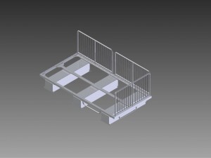 Aluminium Badeflosse, Badeplattform, Schwimmsteg