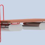 Aluminium Badefloss, Badeplattform